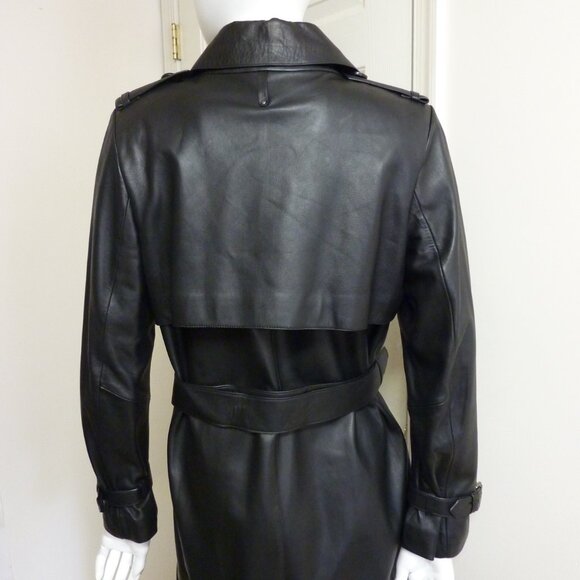MACKAGE GAEL-V Maxi Leather Trench Coat - Picture 11 of 14